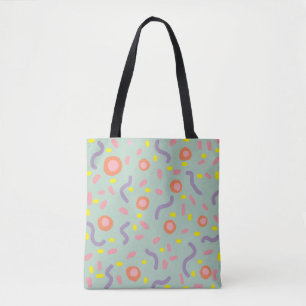 Confetti Joy Linjer och Dots Tygkasse