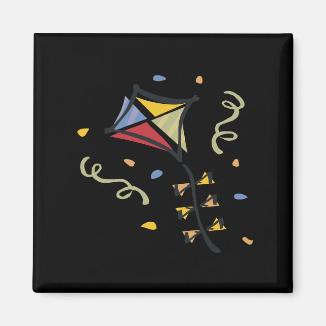 Confetti Kite Magnet (Framsidan)