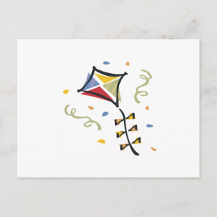 Confetti Kite Vykort