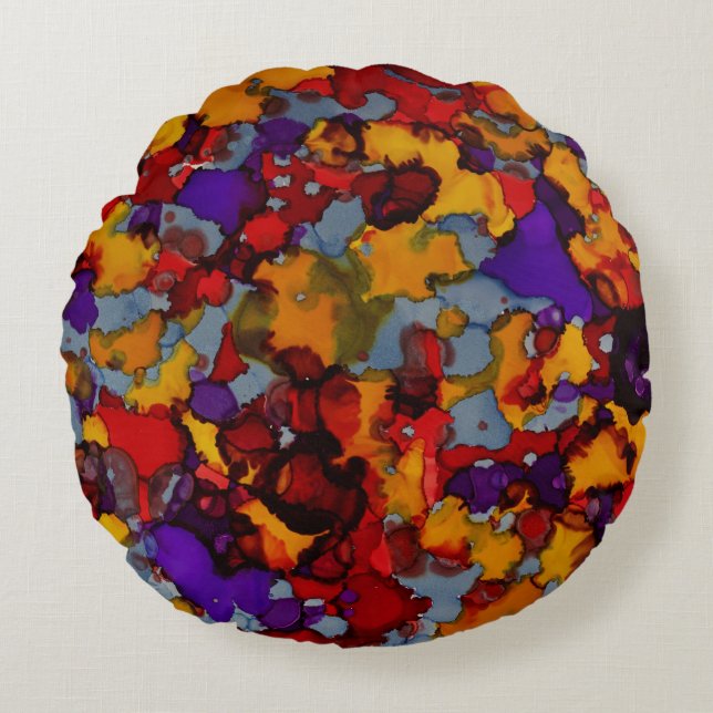 Confetti Nightmare Rund Kudde (Framsidan)