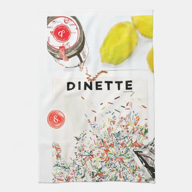 Confetti Oven Mitt and Pot Holder Set Kökshandduk (Vertikal)