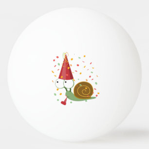 Confetti Party Snigel Pingisboll