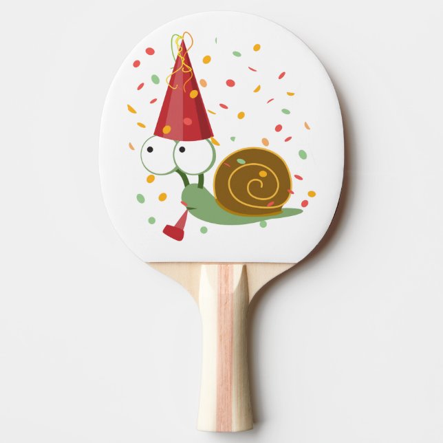 Confetti Party Snigel Pingisracket (Framsidan)