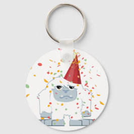 Confetti Party Yeti Nyckelring