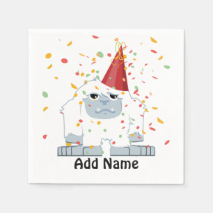 Confetti Party Yeti Pappersservett