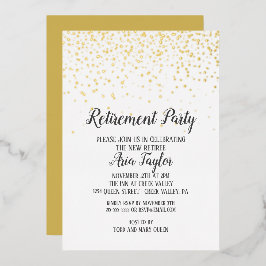 Confetti Pension Party Guld