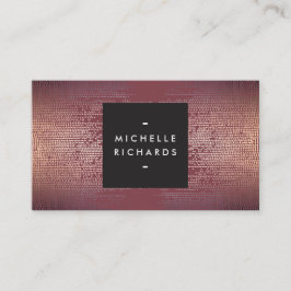 Confetti Rain Mönster Modern Burgundy Visitkort