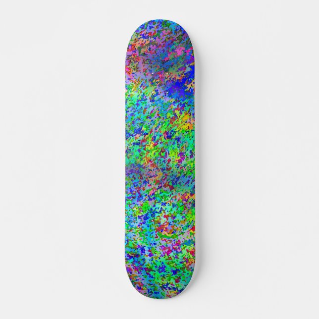 Confetti Storm Old School Skateboard Bräda 18 Cm (Framsida)