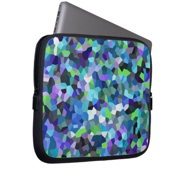 Confetti Violet Blues Laptop Sleeve (Framsidan Höger)