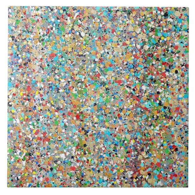 Confettis 6 x 6 keramiska plattor kakelplatta (Framsidan)