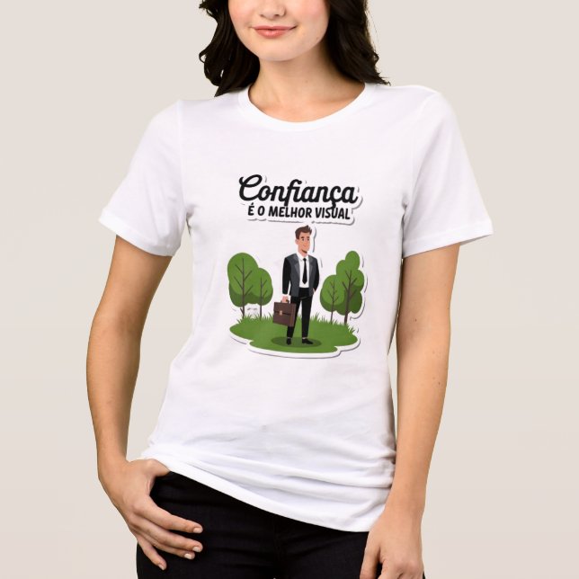Confiança é o melhor visual t shirt (Framsida)