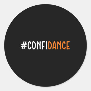 Confidance - Dancer Dancing Älskare Runt Klistermärke