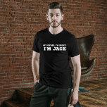 Confident Bob - Avslappnad Manar T Shirt<br><div class="desc">Den här bilden har en humoristisk fras som är tryckt i fet vit brev över bröstet. Texten på skjortan lyder: "Naturligtvis är jag höger! Jag är BOB, "... -... som på ett uppriktigt sätt hävdar tillit och lite egocentric humor som är knuten till namn Bob. Den totala estetien är en...</div>