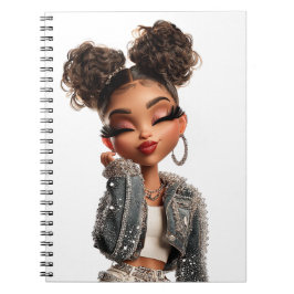 Confident Couture Cutie Spiral Photo Notebook Anteckningsbok