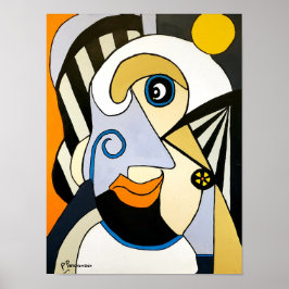 Confident Dam Abstrakt Poster