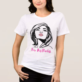 Confident Glamous Woman Porträtt T Shirt