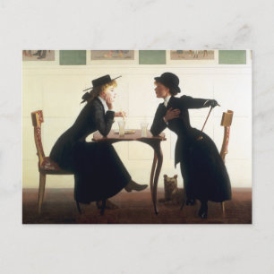 Confides by Harry Watrous Poster Vykort