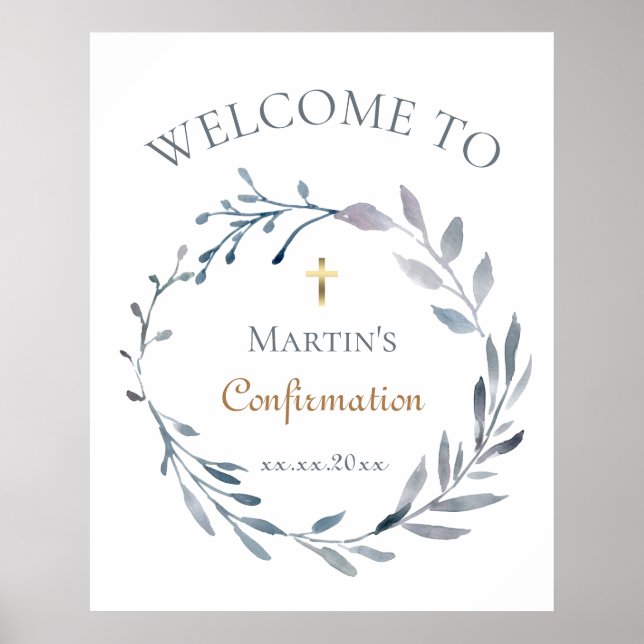 Confirmation welcome poster (Framsidan)