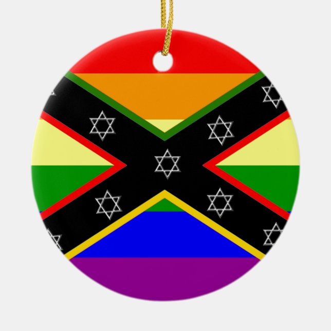 ConFlagga Julgransprydnad Keramik (Framsidan)