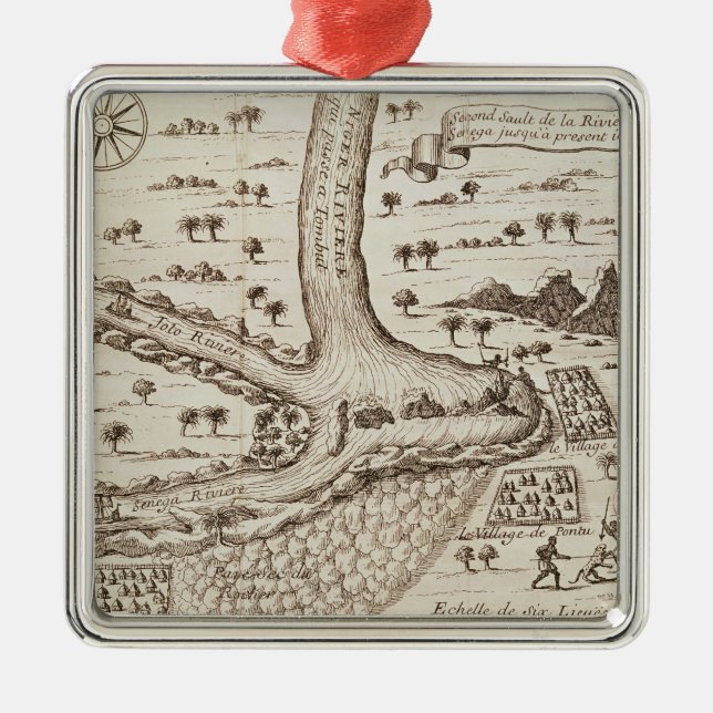 Confluence av Niger Julgransprydnad Metall (Framsidan)