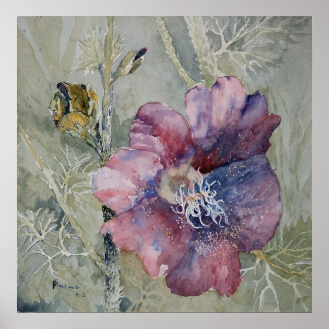 Confluence-Hollyhock Linjer Poster (Framsidan)