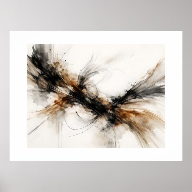 Confluence i Umber — inramad utgåva Poster (Framsidan)