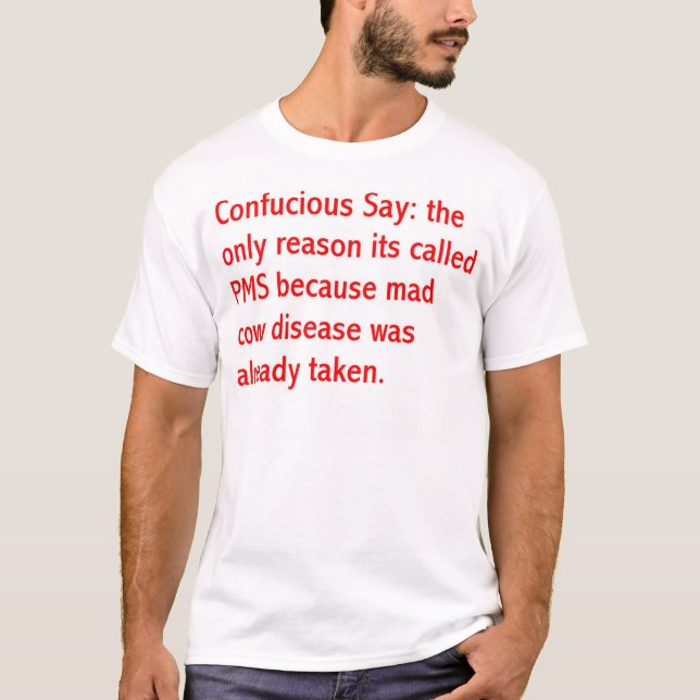 Confucious T Shirt (Framsida)