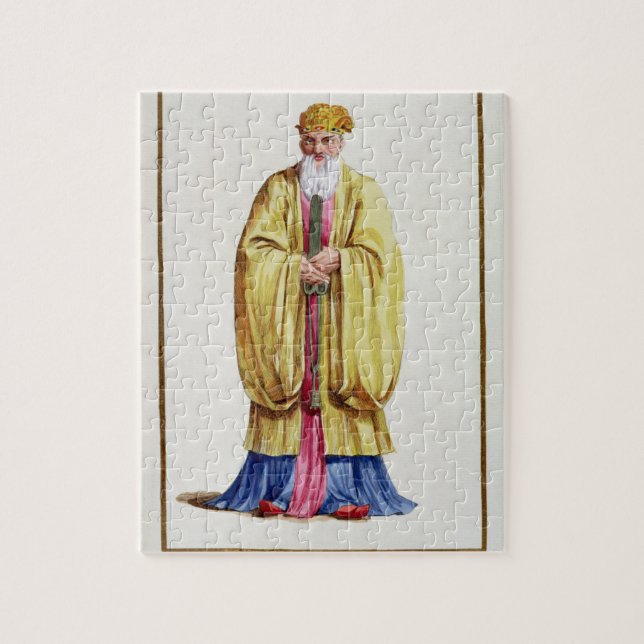 Confucius (551-479 BC), från 'Receuil des Estampes Pussel (Vertikal)