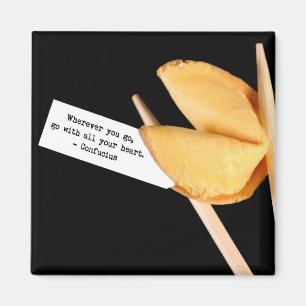 Confucius förmögenhetkaka magnet