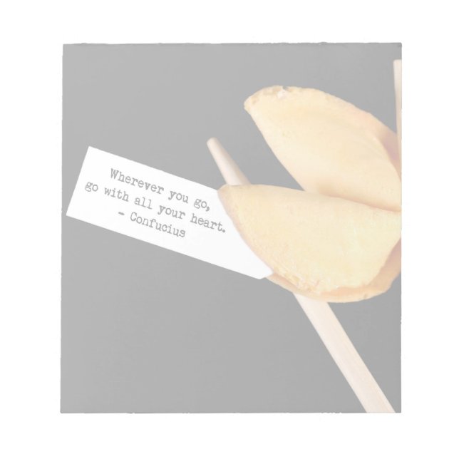 Confucius Fortune Cookie Anteckningsblock (Framsida)