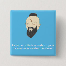 Confucius inspirera emblem knapp