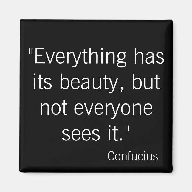 Confucius Magnet (Framsidan)