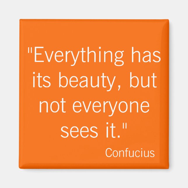 Confucius Magnet (Framsidan)