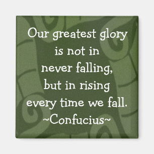 Confucius Quotation - Motivational magnet