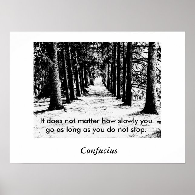 Confucius Quote - Poster (Framsidan)