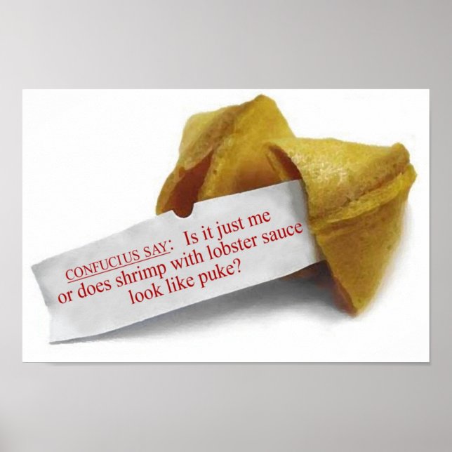 Confucius Säg Fortune Cookie poster (Framsidan)