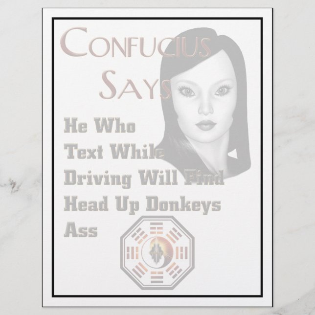 Confucius Says (Framsida)