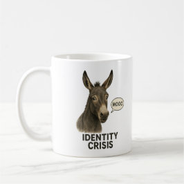 Confused Donkey Mug – “Moo” Kaffemugg