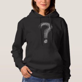 Confused Scribble Question Mark Chaos Overthinking T Shirt