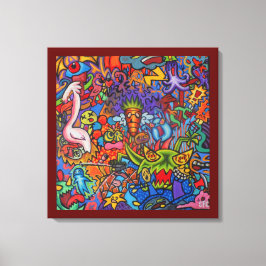 Confusion By Squid Fear City (2.5) Canvastryck