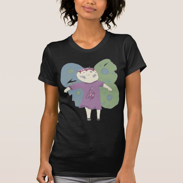 Confuzzled Fae - felika kvinna för Zombie T-tröja Tröja (Framsida)