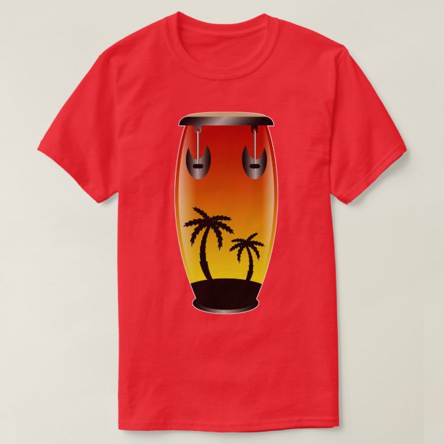 Conga Drum T Shirt (Design framsida)