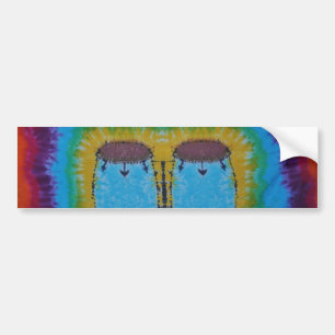Conga Drum Tie Dye Bildekal