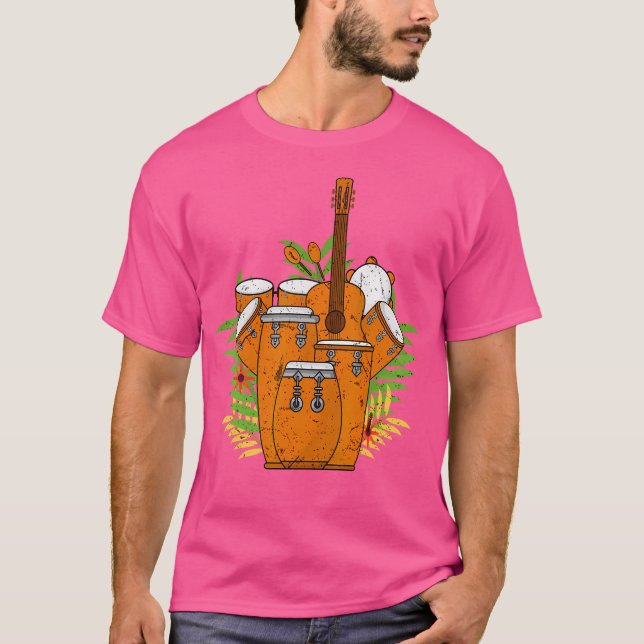 Conga Drum Tshirt T Shirt (Framsida)