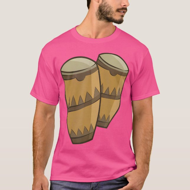 Conga Drummer Gift T Shirt (Framsida)