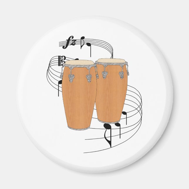 Conga Drums Magnet (Framsidan)