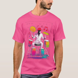 Conga Player Musician Drum Instrument Conga Drumme T Shirt