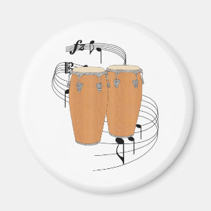 Congaen trummar magnet