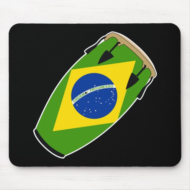 Congaflagga Brasilien Musmatta (Framsidan)