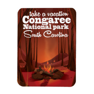 Congaree National Park-reseaffisch Magnet